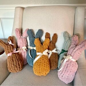 Easter Bunnies
Easter home decor
Easter gifts
Baby lovey